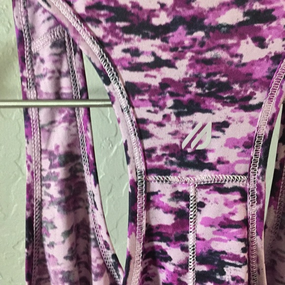 Eddie Bauer Purple Camouflage Racerback Tank Top - Picture 5 of 6